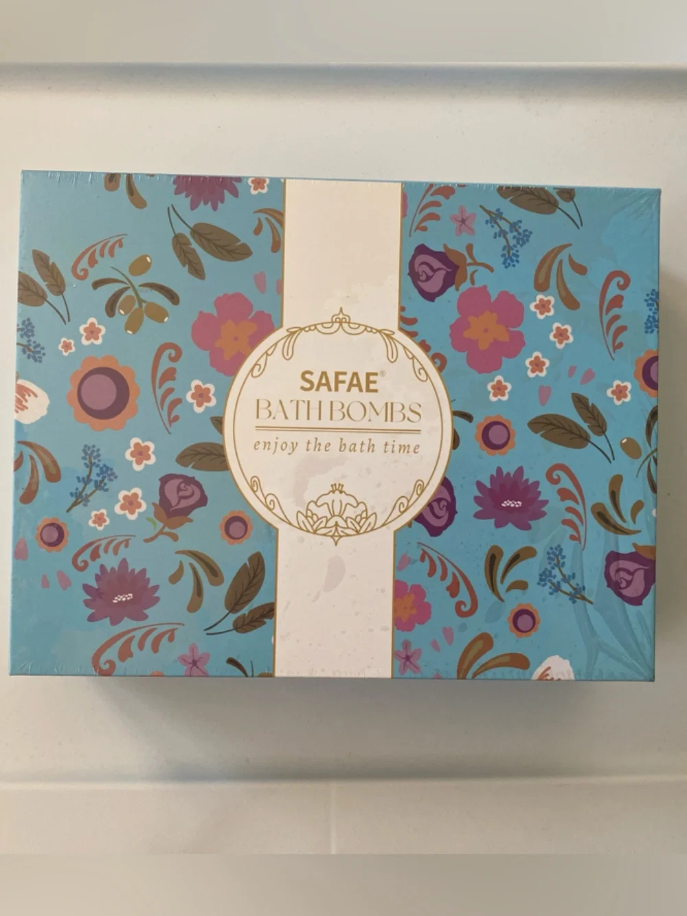 Floral Bath Bomb Set - Relaxing Scented Bath